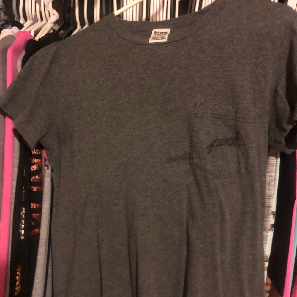 Victoria secret pink bling tee